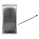 Kit 100 Abraçadeiras náilon 3mm X 200mm Preto