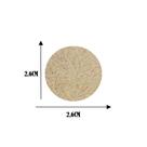 Kit 100 Aplique Mini Bolinha Lisa 2,6cm Mdf Madeira Laser