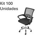 Kit 100 Cadeiras para Escritório Diretor Tela Mesh Tok 3310
