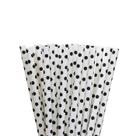 Kit 100 Canudos de Papel Ecológico para festas Drinks Sucos