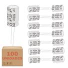 Kit 100 Capacitor 47x100 Bipolar 47Uf 100V Para Driver Som
