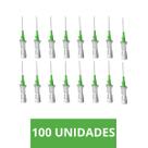 Kit 100 Catater Intravenoso Verde 18G