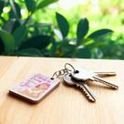 Kit 100 Chaveiros Outubro Rosa MDF Lembrancinha Conscientização
