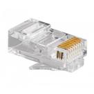 Kit 100 conectores macho CAT 5E RJ45 lite MXT