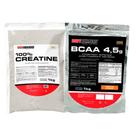 KIT 100% Creatina 1kg + BCAA 4.5 1kg Tangerina - BodyBuilders