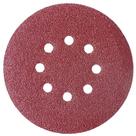 Kit 100 Disco de lixa pluma vermelho 150mm Grão 180 Starfer