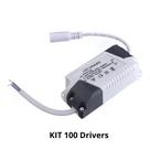 Kit 100 Drivers Para Luminária Led Bivolt 8W-25W