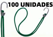 Kit 100 Elásticos Extensor Borracha p/ Caminhão Carreta VERDE