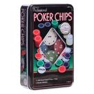 Kit 100 Ficha Poker Profissional Poker Chips + Ficha Dealer