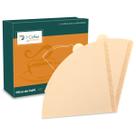 Kit 100 Filtros de Papel Natural Tamanho V02 Tipo V60 Passador de Café