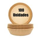 Kit 100 Forma Redonda Protetor Para Fritadeira Elétrica Airfryer Papel Descartável 20cm x 20cm