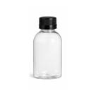 Kit 100 Frasco Pet De 100ml Cristal Com Tampa Lacre Embalagem -