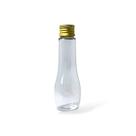 Kit 100 Frascos Pet Garrafinha 60ml com Tampa Alumínio Para Lembrancinhas