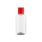 Kit 100 Frascos Plástico Pet 60ml Oval Flip Top para Lembrancinhas e Produtos