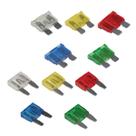 Kit 100 Fusivel Automotivo de Carro Lamina Fuse Termico Mini