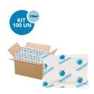 Kit 100 Gelo Gel Bolsa Artificial Reutilizável Flexível Compressa 170g