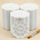 Kit 100 Godes Bandeja Flor 12 Cavidades Para Arteterapia Clinicas E Mistura De Cores Terapia Ocupacional Leve E Pratico -