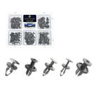 Kit 100 Grampo Parachoque Universal Presilha Automotiva 6 Modelos
