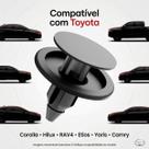 Kit 100 Grampo Presilha Toyota Corolla Hilux Rav4 Etios Yaris Para-Choque Corolla Cross