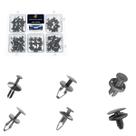 Kit 100 Grampos Parachoque Universal Automotivo 6 Modelos