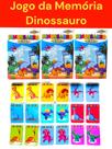 Kit 100 Jogo Da Memoria Dinossauros Infantil P/ Kit Festa Lembrancinha Aniversario Prenda Quermesse