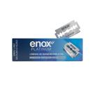 Kit 100 laminas duplo fio enox platinum (5 unid) em display box 1811