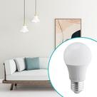 Kit 100 Lâmpada Led Bulbo 12w Luz Branco Frio Bivolt E27
