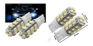 Kit 100 Lâmpadas Led T10 28 Leds Smd Em Atacado