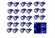 Kit 100 Lampadas Pingo 8 Leds T10 Xenon Super Azul Atacado