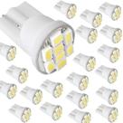 Kit 100 Lâmpadas T10 8 Led Branca Pingo Luz 6000k Atacado