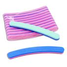 Kit 100 lixas banana polidora buffer alongamento unhas