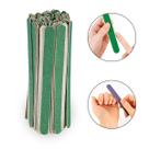 Kit 100 Lixas de Unhas 13cm Descartáveis Manicure Colorida Pedicure Unhas