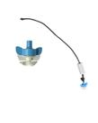 Kit 100 Microaspersores Ecodrip 65L/h com Haste de 50cm Irrigação Jardim e Horta