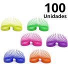Kit 100 Mola Maluca Brinquedo Divertido Colorida Lembrancinha Kit 100 Mola Maluca Brinquedo Divertido Colorida Lembrancinha