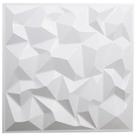 Kit 100 Placas decorativa 3D PVC 25cmX 25cm revestimento de parede