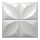 Kit 100 Placas PVC 3D Revestimento Parede Flor Pétalas 25cm - ENVIO IMEDIATO