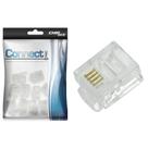 Kit 100 Plug Conector Macho Rj11 6x4 Telefonia Kit 100 Plug Conector Macho Rj11 6x4 Telefonia