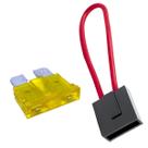 Kit 100 Porta Fusível Lâmina Com Fio 2,5mm e 100 Fusíveis Misto Variados Amperagem à Escolha