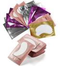 Kit 100 Protetor Pálpebra Gel Alongamento Cílios Patch Pad