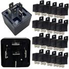 Kit 100 Relé Automotivo 5 Vias Universal Reversor Auxiliar Kit 100 Relé Automotivo 5 Vias Universal Reversor Auxiliar
