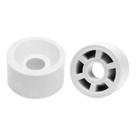 Kit 100 Roldana Suporte Prateleira Branco Redondo 10x15 Kit 100 Roldana Suporte Prateleira Branco Redondo 10x15