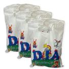 Kit 100 Sacolinhas Plástica Branca Dia das Crianças 30x20cm Kit 100 Sacolinhas Plástica Branca Dia das Crianças 30x20cm