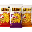 Kit 100 Salgadinhos Skiny de milho 35g sabores variados