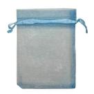 Kit 100 Saquinho Organza 9x12 Saco Lembrancinha Festa Cores Embalagem Embrulho Presente Branco Azul Rosa Dourado Preto