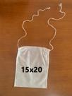 Kit 100 Saquinhos Tnt Para Proteger Frutas 15x20cm