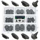 Kit 100 Tampões Automotivos Tampa Furo Universal 9 Modelos