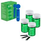 Kit 100 tiras de glicose + 100 microlancetas - multi saúde