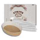 Kit 100 Un Forma 100g Saco Plástico Colomba Pascal Chocolate Fecho Confeitaria