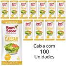Kit 100 Un Molho Caesar Bom Sabor Em Sachê De 10g Para Saladas Restaurantes Hotéis Pousadas