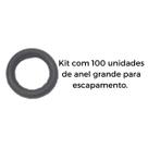 Kit 100 Unidades Anel Escapamento Carro para Uno/Uno Mille/Fiorino 147